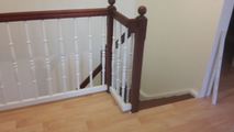 Celodřevěné samonosné schodiště s podstupni